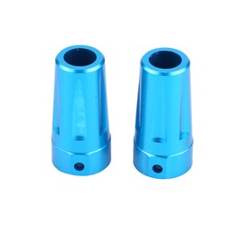 RC Car Aluminum Alloy Steering Rear Knuckles for Axial  Rock Racer 90026 Crawler (Blue)
