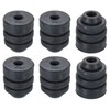 PATIKIL 1.4"x1.7" Refrigeration Compressor Rubber Mounting Feet, 6 Pack Foot