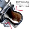 Premium Handmade Black Leather Ratchet Pointing GK – R