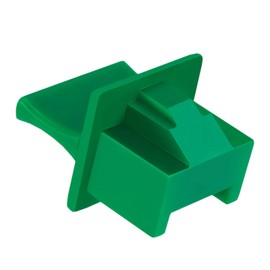 hb-digital 1 Piece RJ45 Dust Cover Caps LAN Network Sockets Protection Plugs Against Dust Dirt Blanking Plugs for Patch Panel Switch Router Network Socket Cover for Ethernet Connection - Green