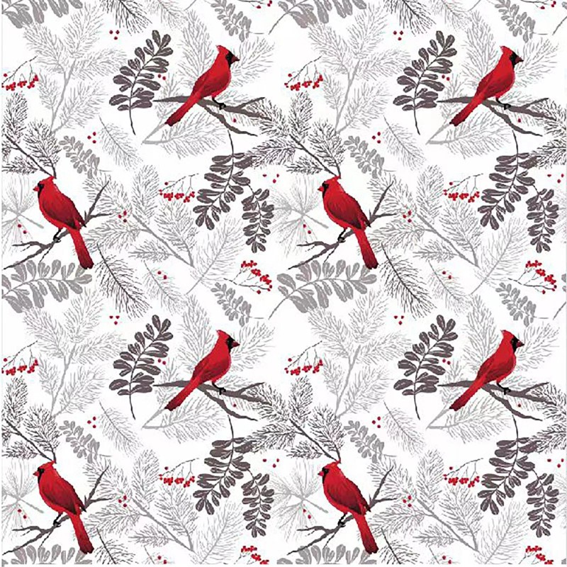 Virah Bella - Cardinals - 4-Piece Sheet Set - King