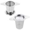 Anpro 2 Stück Teesieb für Losen Tee, Teefilter Edelstahl 304