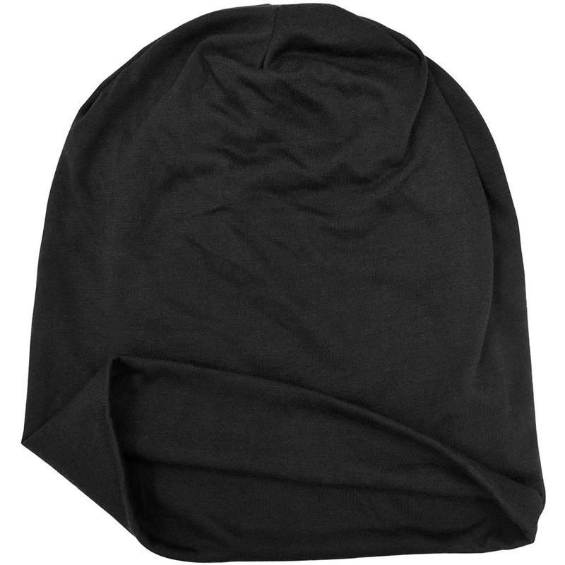 Hatstar® Classic winter women's beanie hat, men's jersey long beanie,