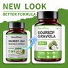 NaturePlanet Soursop Graviola Capsules with Black Seed Oil, Sea Moss,