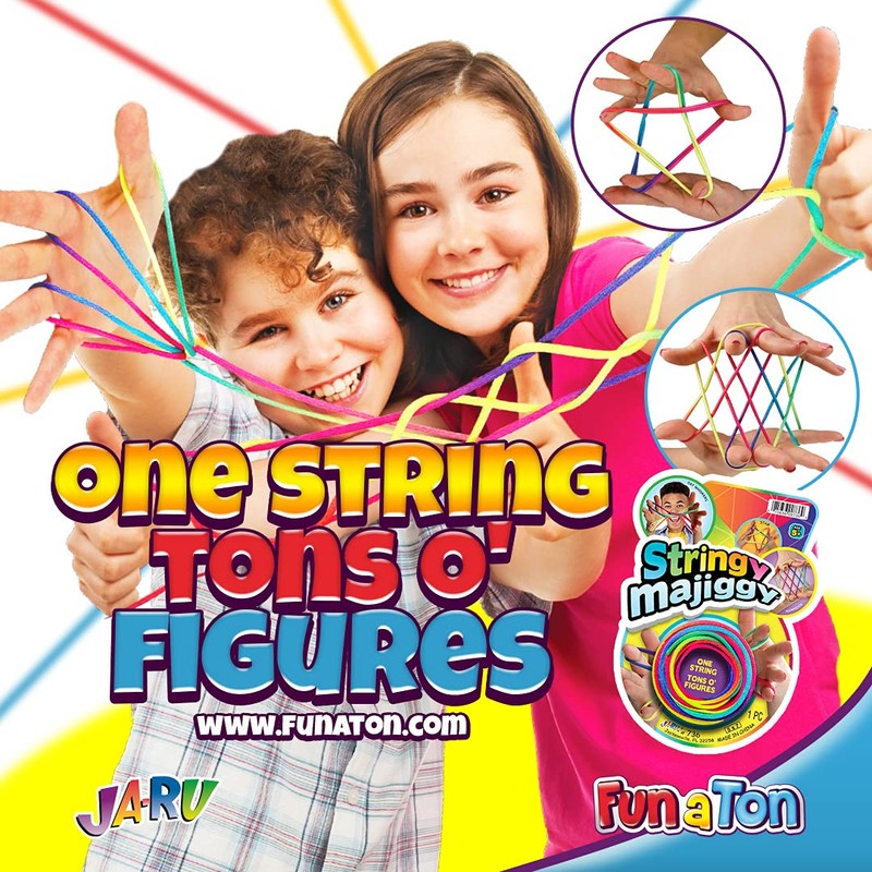 JA-RU Stringy Majiggy Cats Cradle - Chinese String Toys (2