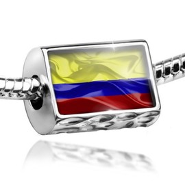 NEONBLOND Charm Colombia 3D Flag - Bead Fit All European Bracelets