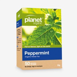 Planet Organic Peppermint 50 Tea Bags