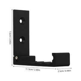 Folding Hooks, Sunsay 6 Pack Wall Hooks for Hanging Heavy Duty, Black Wall Hooks for Hanging Coats, Towel, Hangers, Hat, Backpacks, Bag Hooks for Wall, Headphones Holder Headset Wall Hanger Hook