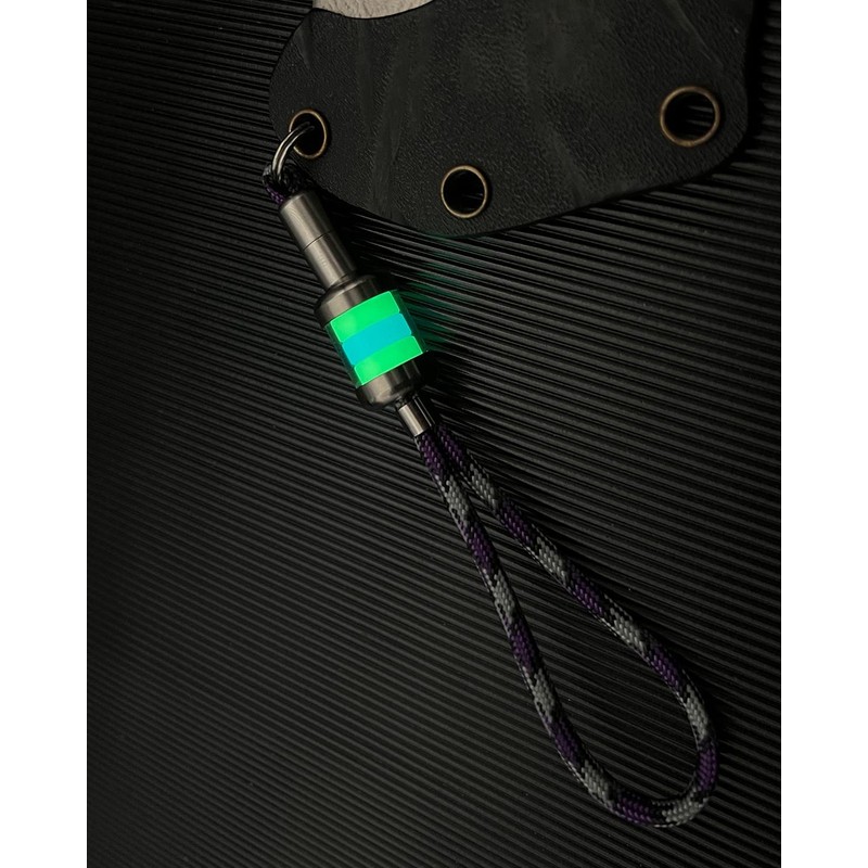 RovyVon Firefly Pro Aurora Borealis Keychain Fluorescent Paracord Beads, Glow