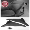 SdeelCase V1 Pair Black ABS Front Bumper Lip Canard Splitter