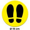 Footprint Sticker | 4 Pairs of Feet 19 cm |
