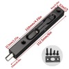 WANLIAN 6 inch Door Bolts,Door Slide Bolt Lock Door Flush