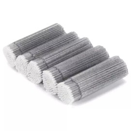 TIBESTMAX 티베스트맥스 500개 마이크로 어플리케이터 브러시 면봉 일회용 속눈썹 마스카라 원드 연장 크리스탈 블랙 Black [Pink] Tbestmax 500 Micro Applicator Brushes Cotton Swabs Disposable Eyelash Mascara Wand Extension Crystal Black [Pink]