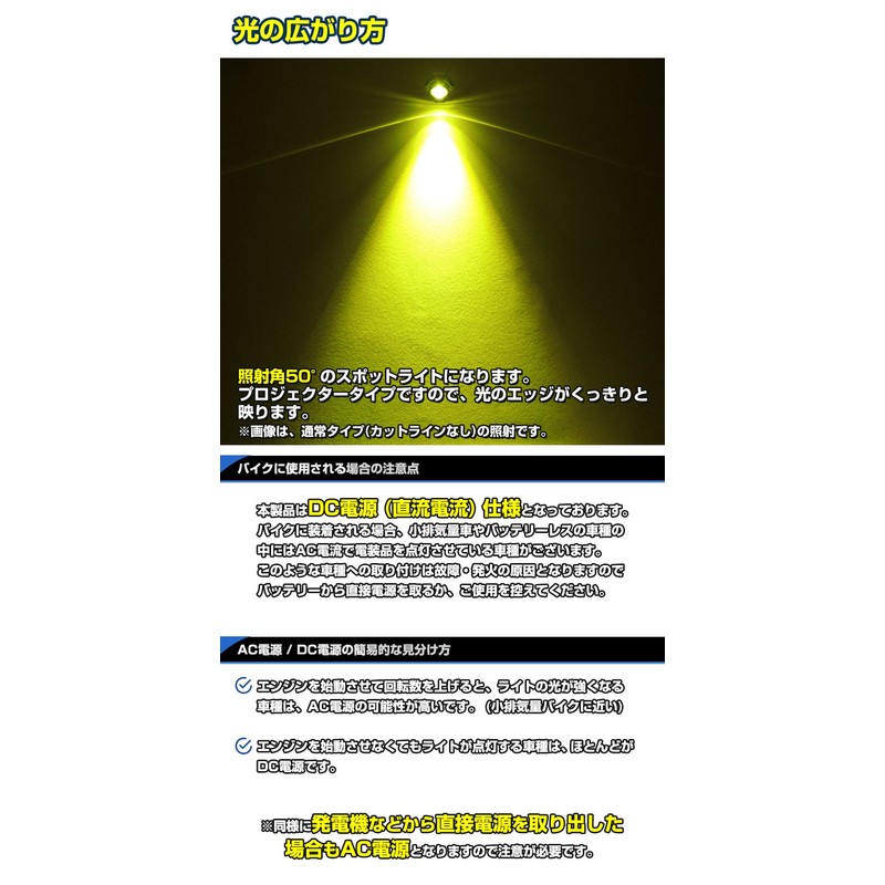 LED Waterproof Fog Light Daylight Motorcycle Auto Aftermarket (10w 12v