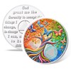Tree of Life Sobriety Coin, Golden Hope AA Chips, Addiction