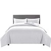Yorkshire Bedding Single Duvet Cover Set Stripes Satin Hotel Quality