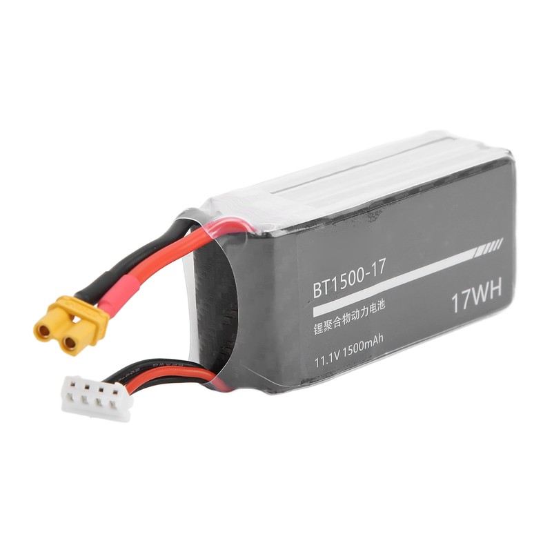 RC 1500mAh Lipo Battery 11.1V Provide Strong Power XT30 Output