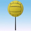 **Rare** Coolballs Volleyball Car Antenna Topper / Auto Dashboard Accessory