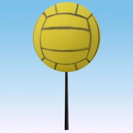 **Rare** Coolballs Volleyball Car Antenna Topper / Auto Dashboard Accessory
