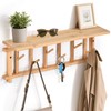 YeadCedle Coat Rack Wall-Mounted with Shelf Coat Hooks Wall Mount