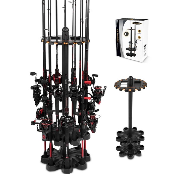 KastKing V16 Fishing Rod Rack - Fishing Pole Rack Holds