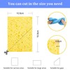 4 Pieces Cellulose Sponge Wipes Cleaning Scrub Washing Non-Scratch Sponge