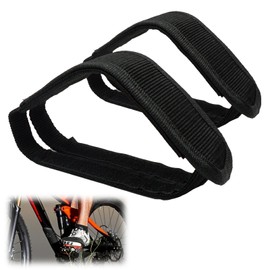 Fahrrad Pedalriemen, 2 Stück Verstellbare Nylon Pedal Straps, rutschfeste Fahrradriemen für Rennrad, Mountainbike, Fixie Bike, Universal Fahrrad Zubehör für Pedale, Fahrrad Zubehör