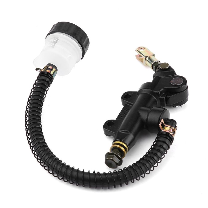 Keenso Rear Brake Master Cylinder, Motorcycle Rear Brake Hydraulic Master
