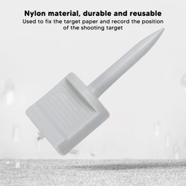 Dilwe Archery Disc Nails, Pack of 30 Nylon Archery Disc Nails, Extended Paper Pins, Reusable Targets for Shooting