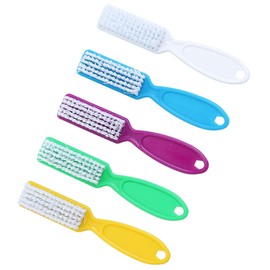 Baluue 10pcs Nail Cleaning Brushes Handle Fingernail Brushes for Hands Feet and More Versatile Cleaning Tools for Kitchen Bathroom and Garden Use Random Colors