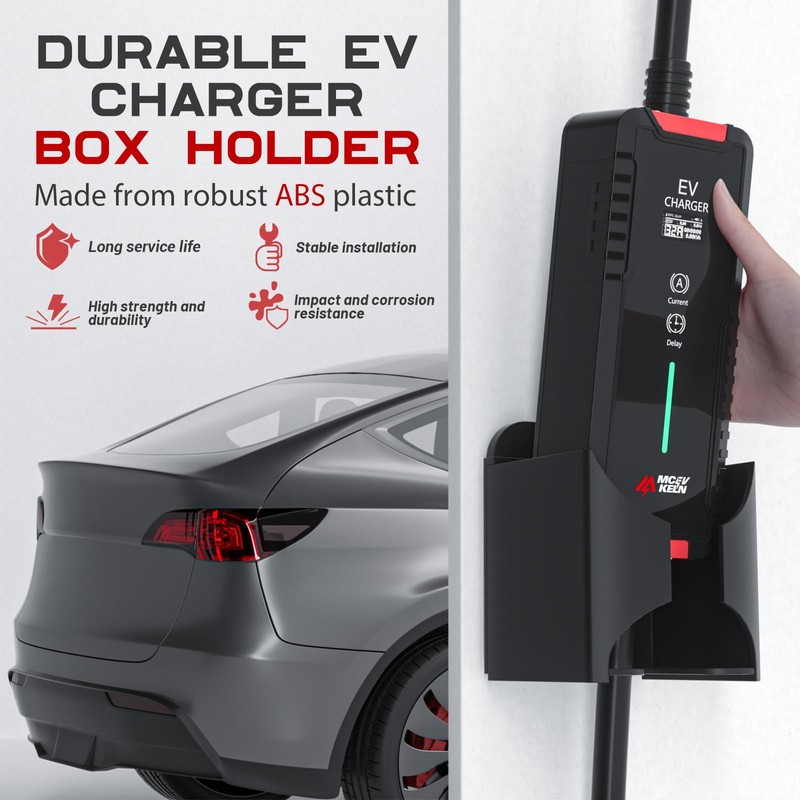 MCEVKELN EV Charger Box Holder, J1772 Holder Cable Organizer |