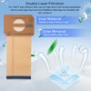 12-Pack Replacement Micro Filtration Vacuum Bags for electrolux Upright Style