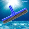 Steel Wire Pool Brush, High Density Brush with 45 Degree