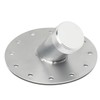 DNA MOTORING Silver ALU-FT-C-T1-SL 45-Degree Fuel Cell Filler Neck w/Cap