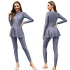 FYMNSI Womens Muslim Swimsuits Reversible Modest Swimwear Full Coverage Rash