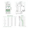 12V-110V DC Miniature Circuit Breaker, 60 Amp 1 Pole Battery