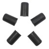 Cello Endpin Protector,5Pcs Portable Black Cello Rubber Endpin Tip Protector