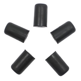 Cello Endpin Protector,5Pcs Portable Black Cello Rubber Endpin Tip Protector Musical Instruments Accessory