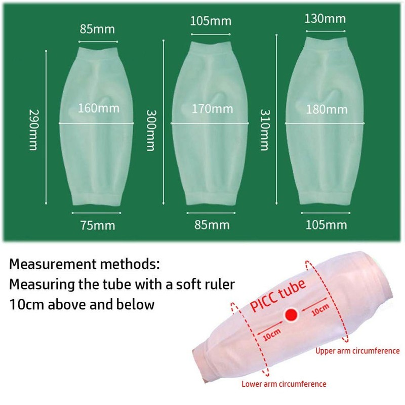 ZhiGu PICC Line Shower Cover for Upper Arm M ize,