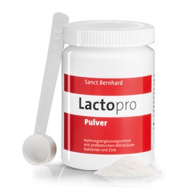 Sanct Bernhard Lactopro Powder with Six Different Probiotic Bacteria Cultures and Zinc 60 g