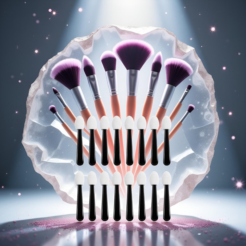 100Pcs Small Eyeshadow Applicators Eye Shadow Sponge Applicator Sticks Eye