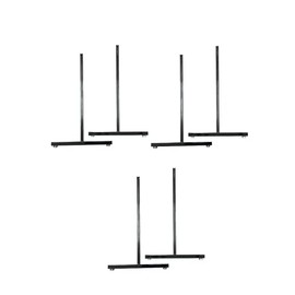 Only Hangers EZ Slide-On Grid Legs - Pack of 3 Sets - No Hardware Needed (Black)