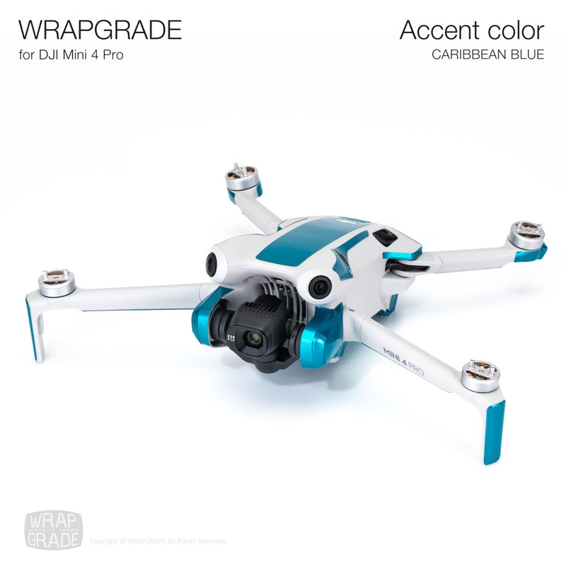 WRAPGRADE Skin Stickers Compatible with DJI Mini 4 Pro |