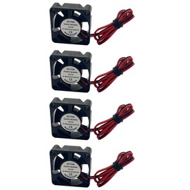 RANIT 4 Pcs 30mm x 30mm x 10mm 3010 DC Cooling Fan 24V 2 Pin Fan for 3D Printer Computer Case Fan