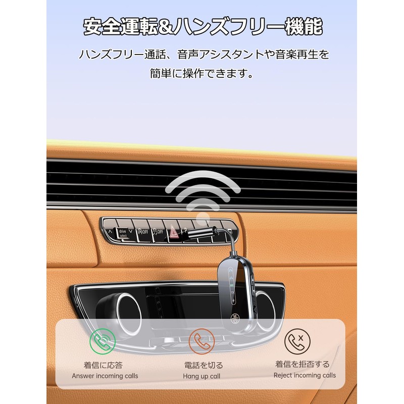 Bluetooth 5.4 Transmitter, Connects 2 Devices Simultaneously, Bluetooth Receiver, 13