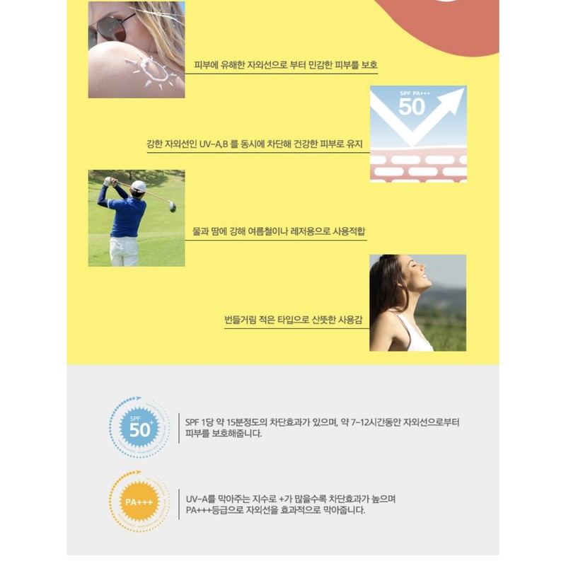 Miel UV Defense Sun Cream 60ml+LG Sooryehan Cleansing Foam 100mlX2