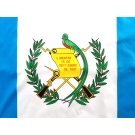 High Supply 3x5 Foot Guatemala Flag with Double Stitched Edges, Two Brass Grommets, and 100% Polyester Fabric, Guatemalan Flag 3x5 Flag of Guatemala