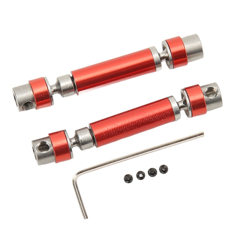 2PCS Front Rear Center Drive Shaft Aluminum Alloy Wear Resistant