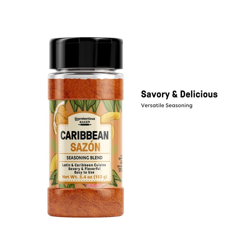 Unpretentious Caribbean Sazón, 5.4 oz, Flavorful & Savory, Latin &