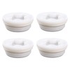 QWORK 2" Bung Cap, 4 PCS Poly Buttress Drum Bung